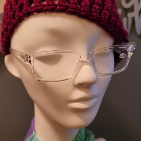 Readers +1.00 and eyeglass pouch bundle - Picture 2 of 3